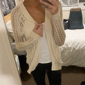 Urban Outfitters cream cardigan